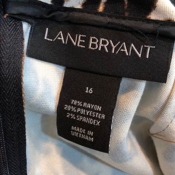 Lane Bryant Knit Cheetah Pencil Skirt - Picture 5 of 5